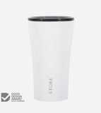 Reusable Coffee Cup 354ml (12oz) - Angel White